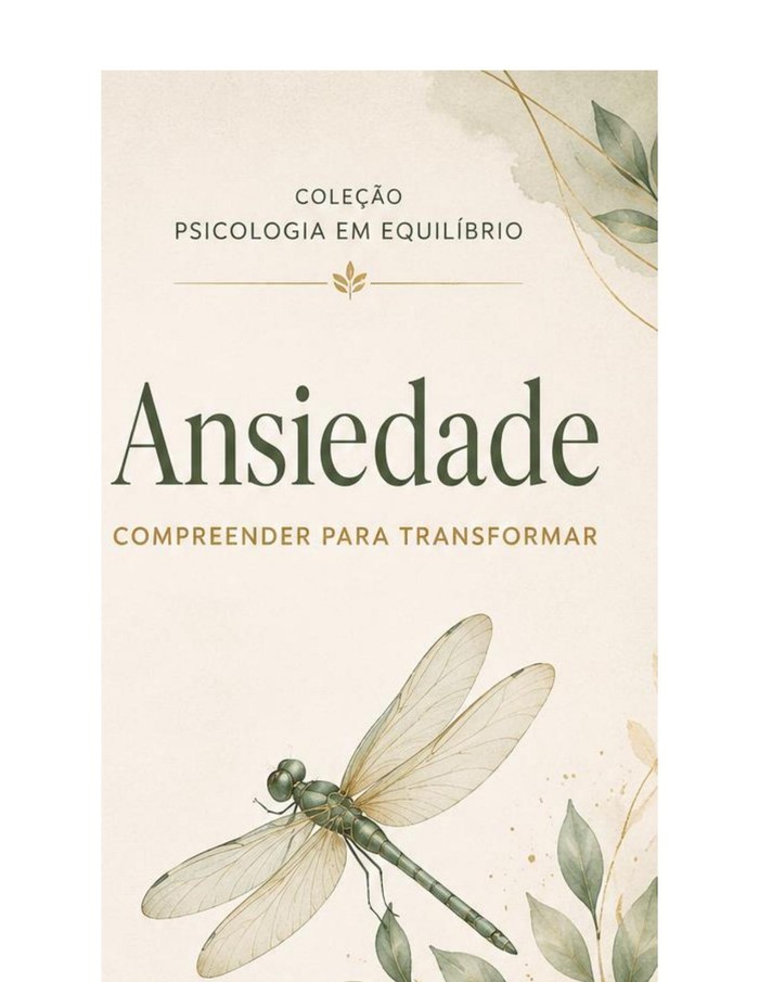 Capa do e-book Ansiedade: Compreender para Transformar